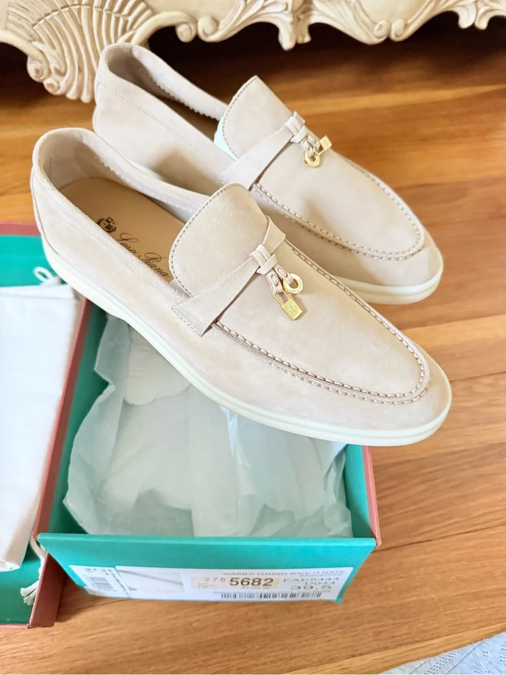 Loro Piana Summer Charms in Sandstone size 39.5 - Picture 1 of 7